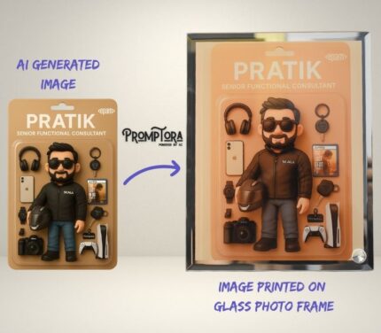 Action Figure Style Customizable Photo Frame