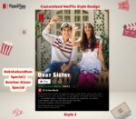 Netflix Style Customizable Photo Frame - Style 2 - Image 4
