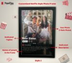 Netflix Style Customizable Photo Frame - Style 2